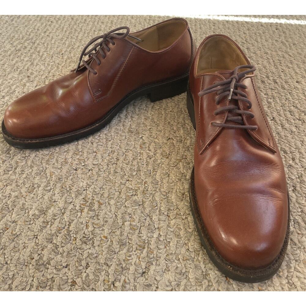 MEN'S COLE HAAN C00066 BROWN LEATHER OXFORDS SHOES Men’s Size 9.5 M